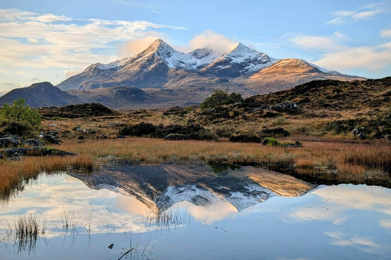 Stunning view of Isle of Skye