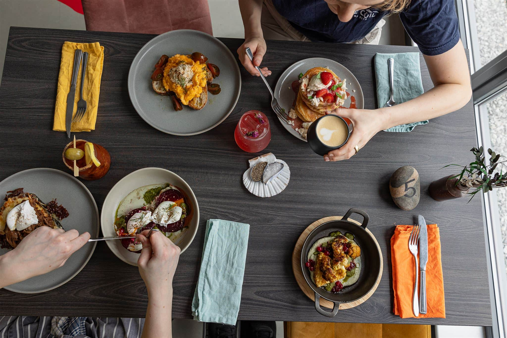 Full table of food